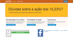 Desktop Screenshot of anata.org.br